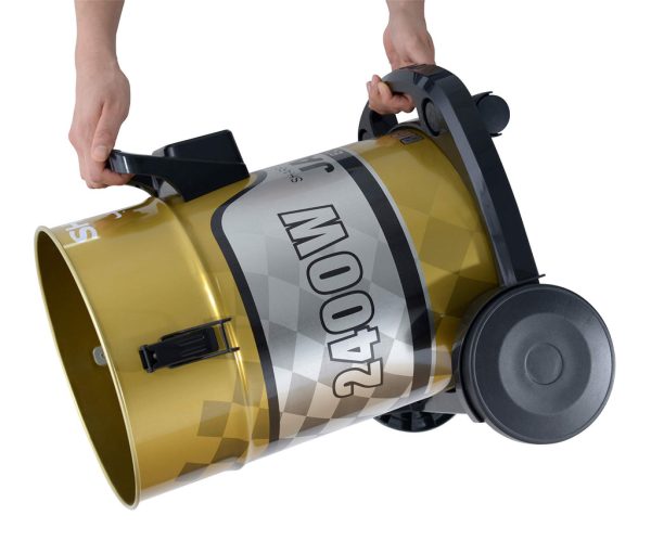 SHARP Barrel Canister Dry Gold Vacuum Cleaner 2400W - EC-CA2422-Z - Image 2