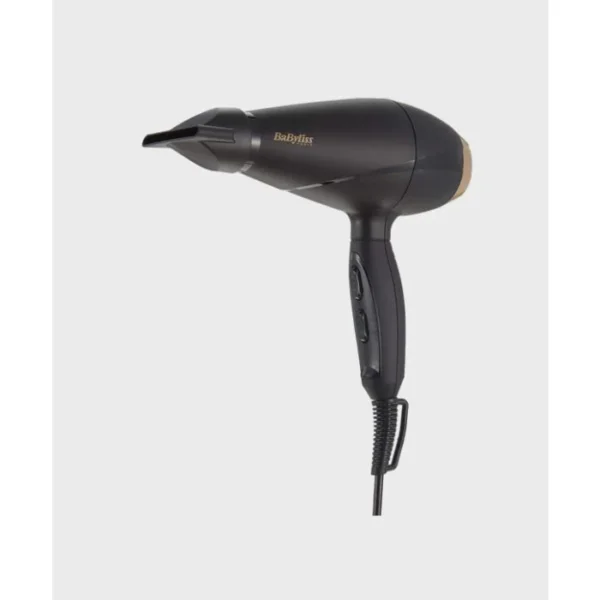 BABYLISS HAIR DRYER POWER PRO 2000 BLACK & GOLD