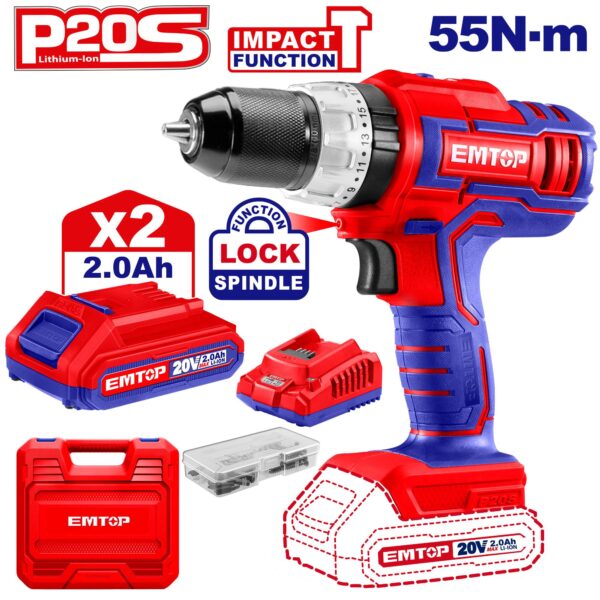 ECIDL72003 Cordless impact drill