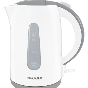 SHARP 1.7L 2200W Cordless White Kettle - EK-JX17-W3