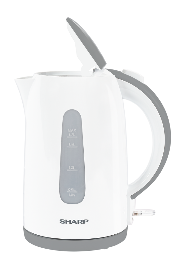 SHARP 1.7L 2200W Cordless White Kettle - EK-JX17-W3 - Image 3