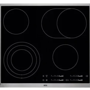 AEG 60cm Built-In Ceramic Hob with 4 Cooking Zones - HK654070FB - Incoming November