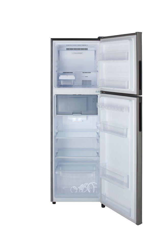 SHARP 278L/224L A++ Inverter Top Mount No Frost Silver Fridge - SJ-S330-SS - Last on Display - Image 3