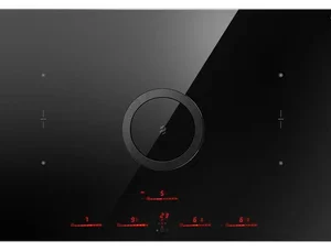 ELICA 83cm NikolaTesla Switch Built-In Aspiration Hood & Induction Hob with 4 Cooking Zones - NIKOLASWITCH-BL/F/83