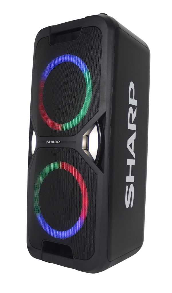 SHARP 45W RMS Portable Rechargeable Bluetooth Party Speaker with Free Microphone - PS-925
