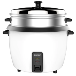 SHARP 1.8L Rice Cooker with Steamer & Coated Inner Pot - KS-H188G