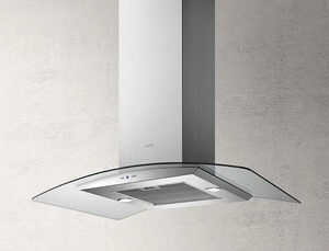 ELICA REEF 90cm Island Hood with Glass - REEF-IX/A/90X60 - New Arrival