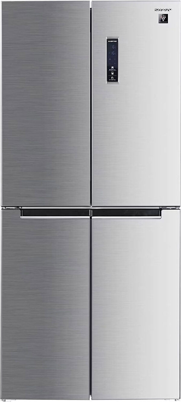 SHARP 560L/401L Inverter French 4 Doors Refrigerator - SJ-FH560-HS3 - Now In Store - Free Gift a Sharp Bagless Vacuum Cleaner 2000W