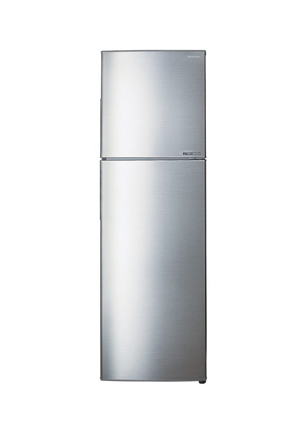 SHARP 278L/224L A++ Inverter Top Mount No Frost Silver Fridge - SJ-S330-SS - Last on Display