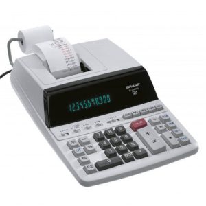 SHARP EL-2607PG Premium Fast Printer Calculator AC Powered + 1 FREE Ribbon worth RS 633