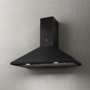 ELICA 90cm Black Chimney Hood - TAMAYA2.0BL/A/90