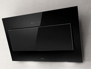 ELICA VERTIGO 90cm Black Designer Wall Mount Hood - VERTIG-BL/F90