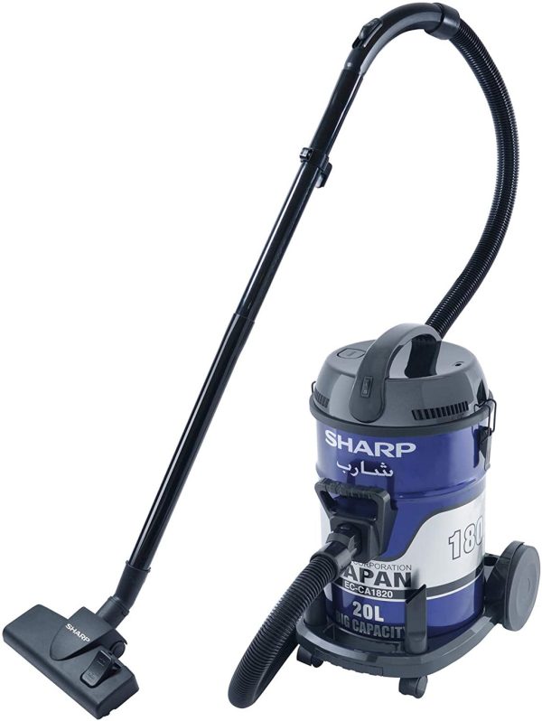 SHARP Barrel Canister Dry Blue Vacuum Cleaner 1800W - EC-CA1820-Z - Image 3
