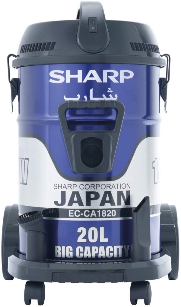 SHARP Barrel Canister Dry Blue Vacuum Cleaner 1800W - EC-CA1820-Z