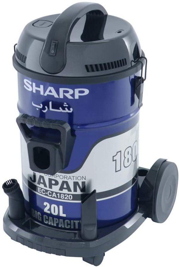 SHARP Barrel Canister Dry Blue Vacuum Cleaner 1800W - EC-CA1820-Z - Image 5
