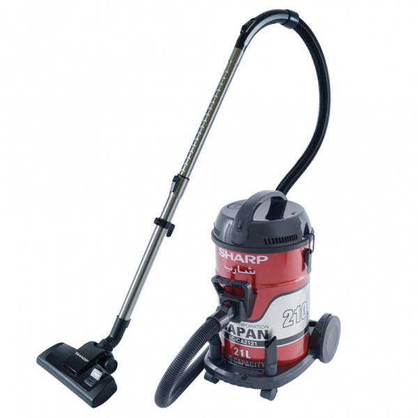 SHARP Barrel Canister Dry Red Vacuum Cleaner 2100W - EC-CA2121-Z - Image 2