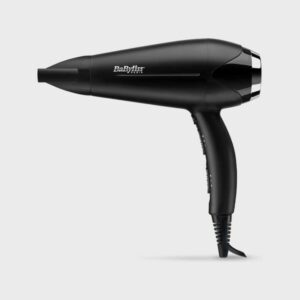BABYLISS HAIR DRYER TURBO SMOOTH 2200 BLACK/SILVER CHROME