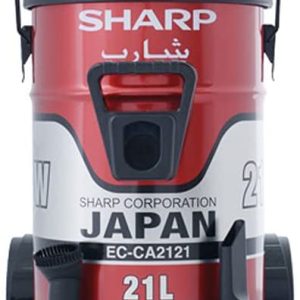SHARP Barrel Canister Dry Red Vacuum Cleaner 2100W - EC-CA2121-Z