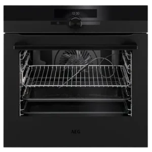 AEG 77L SenseCook Pyroluxe™ Oven, Matte Black 60cm - BPK94733PT - Last on Display