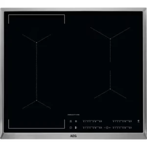 AEG 60cm Built-In Induction Hob With 4 Cooking Zones & Bridge Function - IKE64441XB
