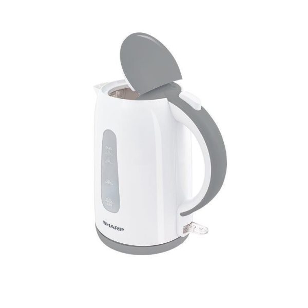 SHARP 1.7L 2200W Cordless White Kettle - EK-JX17-W3 - Image 2