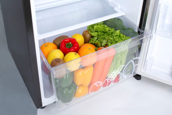 SHARP 278L/224L A++ Inverter Top Mount No Frost Silver Fridge - SJ-S330-SS - Last on Display - Image 9