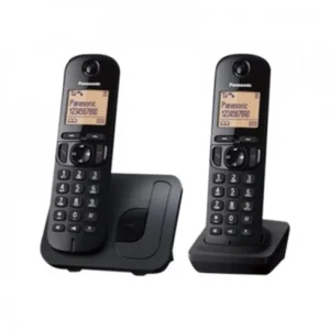 Panasonic Cordless KX-TGC212FXB Black, Built-in display, Phonebook capacity 50 entries, Speakerphone, Caller ID