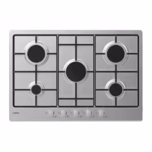 Idea cooktops Gas, 5 zones, Stainless steel, Flat stainless steel, L x D x H (mm): 745X510X35