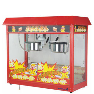 Popcorn Machine With Double Kettles