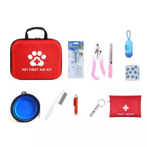 Pet First Aid Kit for Dogs & Cats Emergency Kit with First Aid Supplies