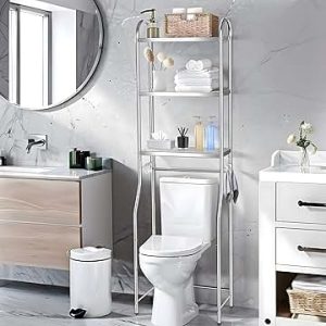 3 Layer Space Saving Metal Toilet Storage Rack