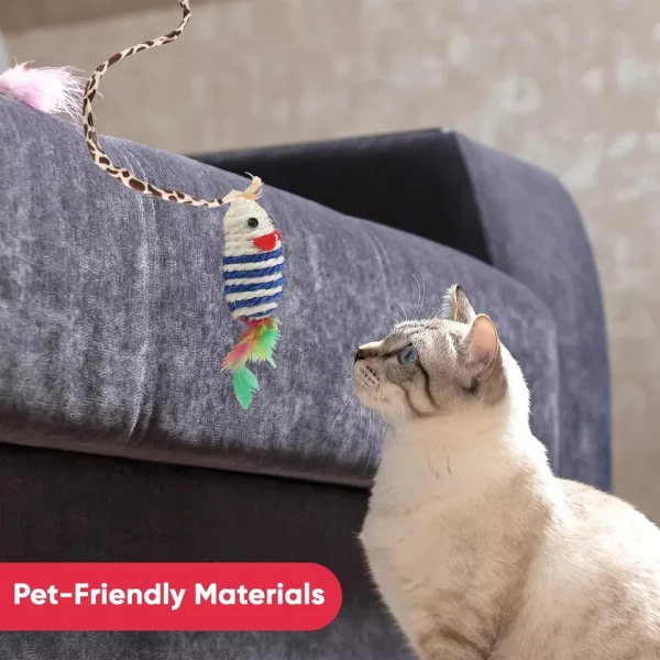 Interactive Indoor Kitten/Cat Toy Set (Including Cat Tunnel) - Image 5